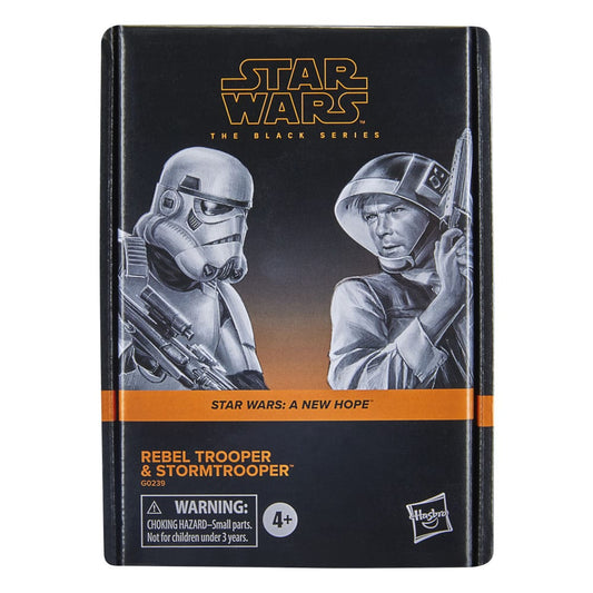 Star Wars Episode IV Black Series Actionfiguren 2er-Pack Rebel Trooper & Stormtrooper 15 cm Image 2