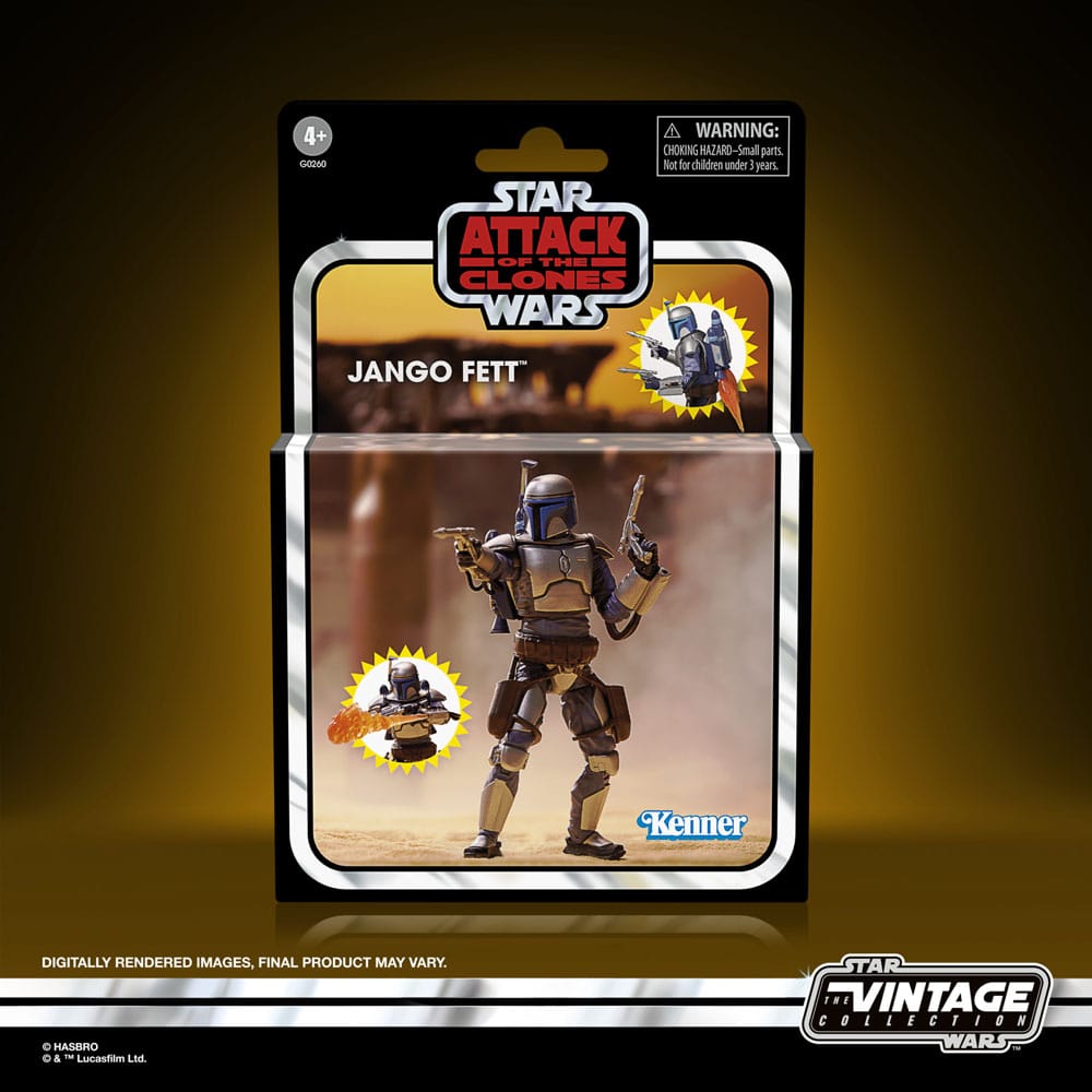 Star Wars Episode II Vintage Collection Actionfigur Jango Fett 10 cm Image 9