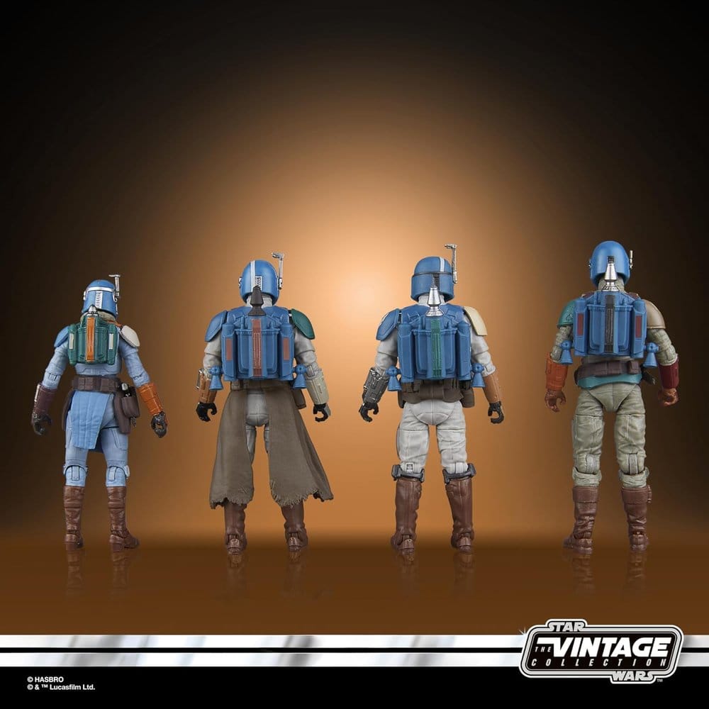 Star Wars The Mandalorian Vintage Collection Actionfiguren 4er-Pack Mandalorian Shriek-Hawk 10 cm Image 2