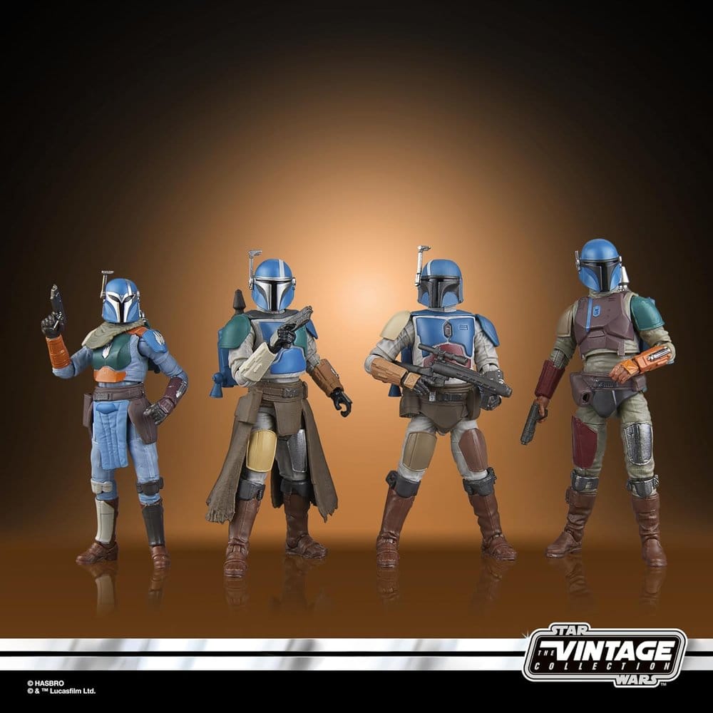 Star Wars The Mandalorian Vintage Collection Actionfiguren 4er-Pack Mandalorian Shriek-Hawk 10 cm Image 3