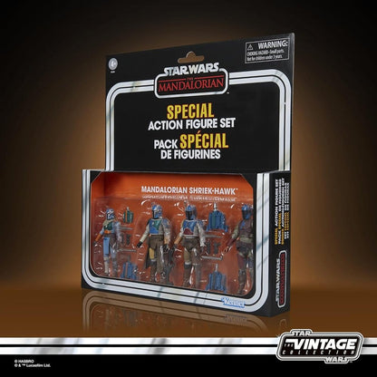 Star Wars The Mandalorian Vintage Collection Actionfiguren 4er-Pack Mandalorian Shriek-Hawk 10 cm Image 4