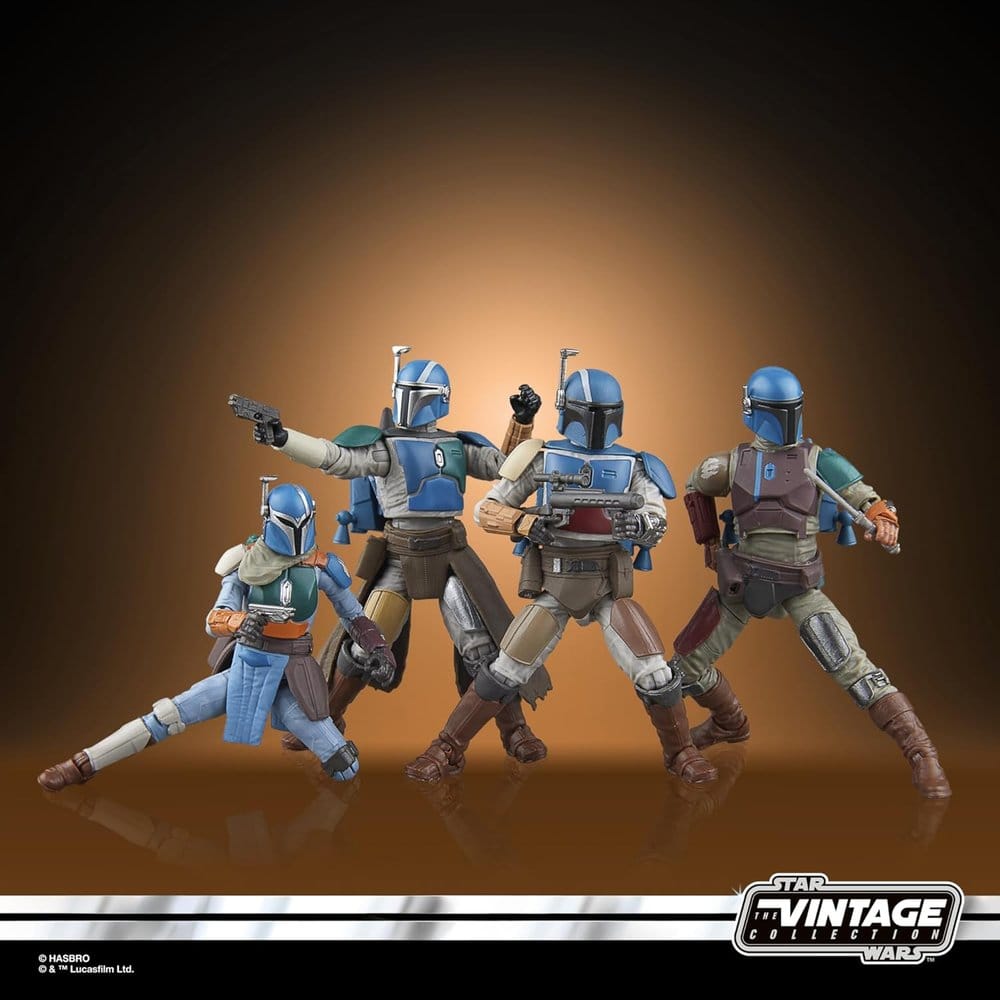 Star Wars The Mandalorian Vintage Collection Actionfiguren 4er-Pack Mandalorian Shriek-Hawk 10 cm Image 5