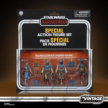 Star Wars The Mandalorian Vintage Collection Actionfiguren 4er-Pack Mandalorian Shriek-Hawk 10 cm Image 7
