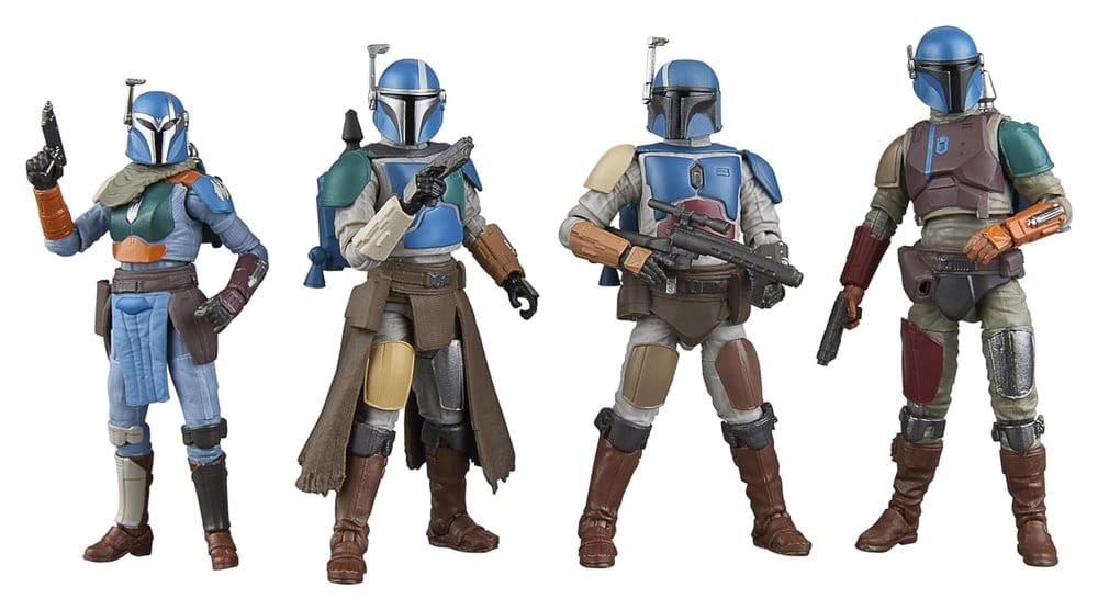 Star Wars The Mandalorian Vintage Collection Actionfiguren 4er-Pack Mandalorian Shriek-Hawk 10 cm Image 1
