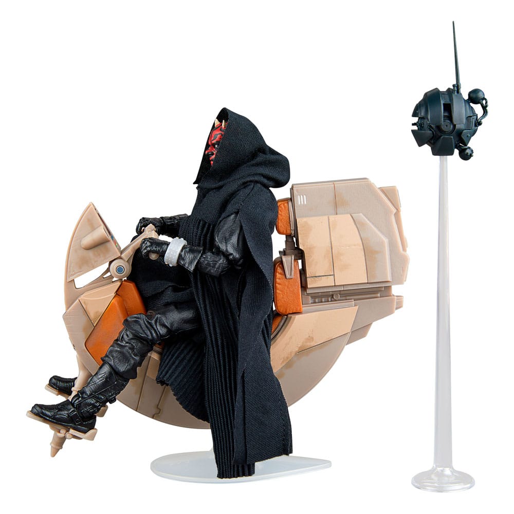 Star Wars Episode I Black Series Fahrzeug mit Actionfigur Darth Maul & Sith Speeder 25th Anniversary Image 5