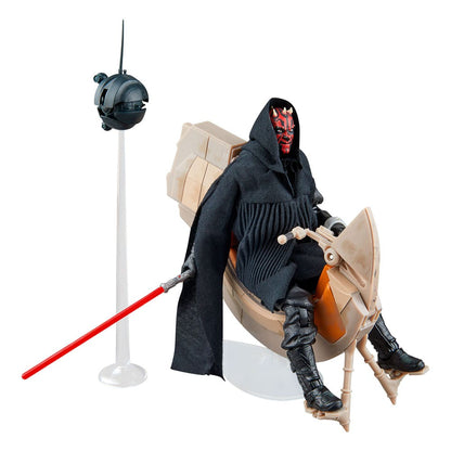 Star Wars Episode I Black Series Fahrzeug mit Actionfigur Darth Maul & Sith Speeder 25th Anniversary Image 8