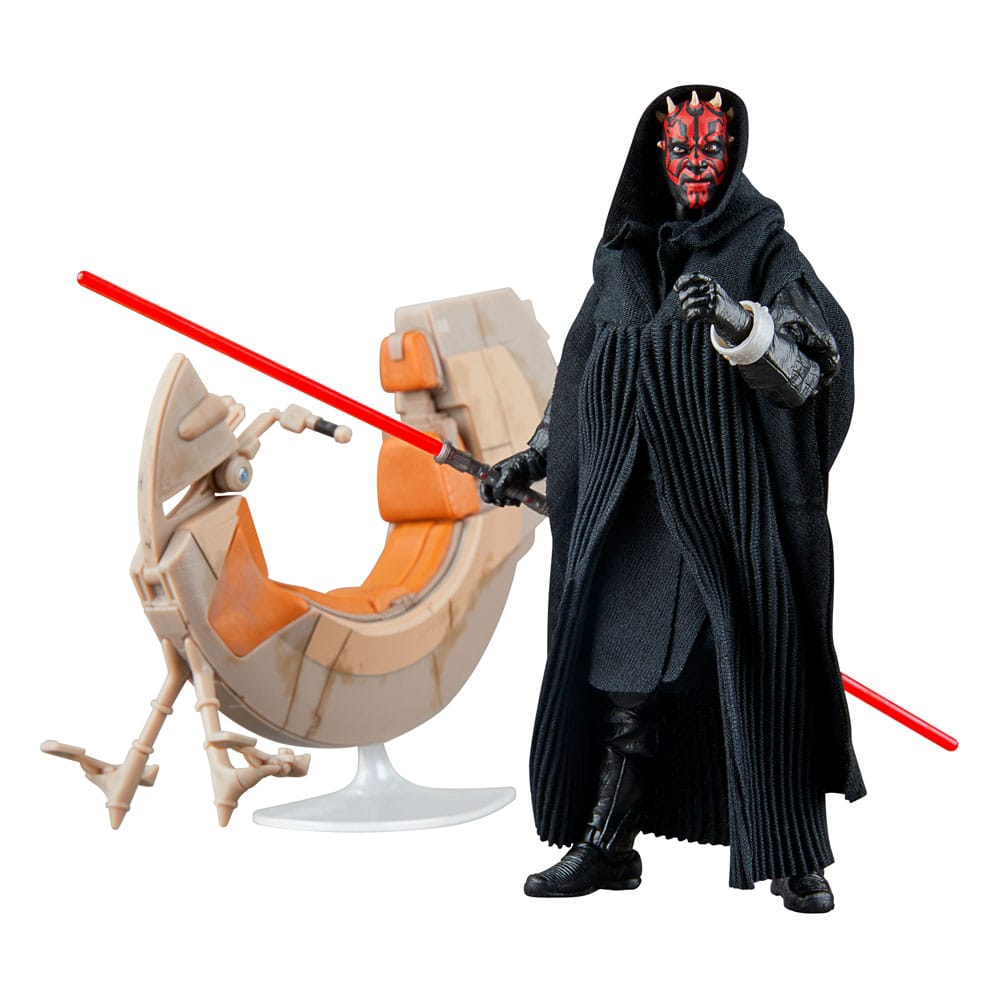 Star Wars Episode I Black Series Fahrzeug mit Actionfigur Darth Maul & Sith Speeder 25th Anniversary Image 9