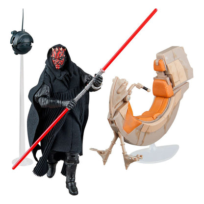 Star Wars Episode I Black Series Fahrzeug mit Actionfigur Darth Maul & Sith Speeder 25th Anniversary Image 13