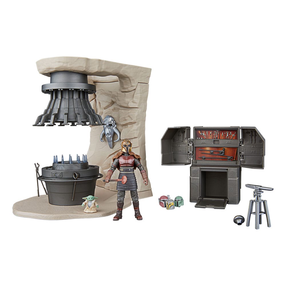Star Wars The Mandalorian Vintage Collection The Armorer's Forge mit The Armorer (Lakeside Covert World) Image 1
