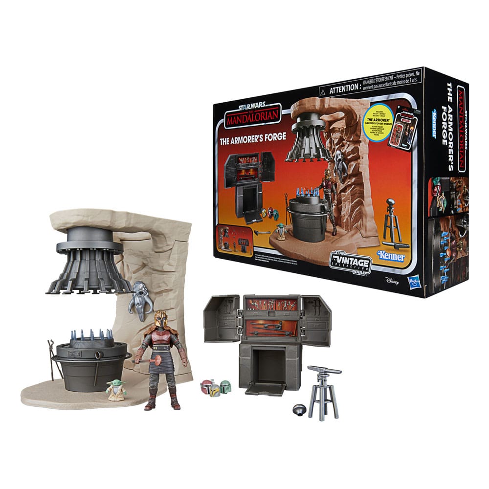 Star Wars The Mandalorian Vintage Collection The Armorer's Forge mit The Armorer (Lakeside Covert World) Image 3