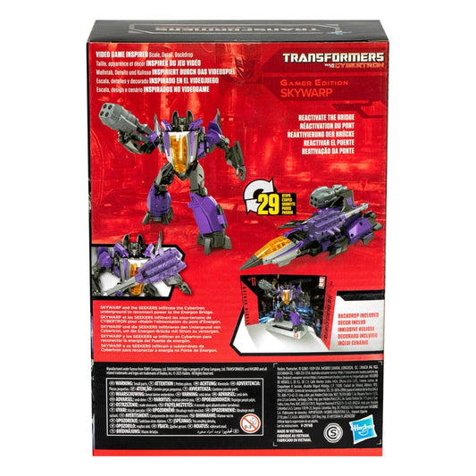 Transformers: War for Cybertron Studio Series Voyager Class Actionfigur Gamer Edition Skywarp 16 cm Image 2