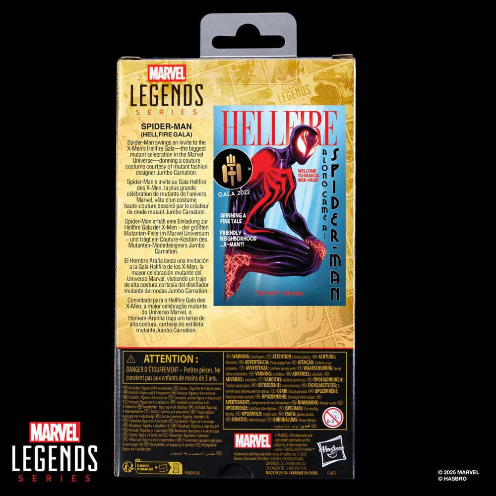 The Amazing Spider-Man Marvel Legends Actionfigur Spider-Man Hellfire Gala 15 cm Image 2