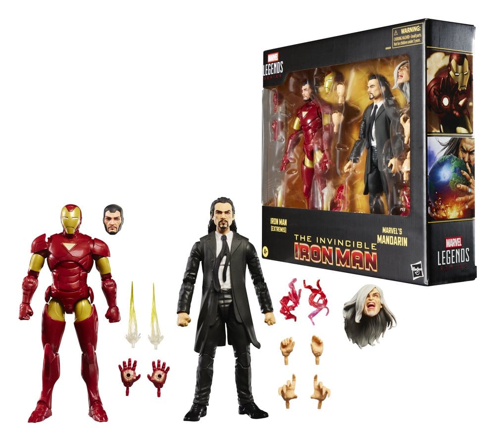 Marvel Legends Actionfiguren 2er-Pack Iron Man (Extremis) & Marvel's Mandarin 15 cm Image 3