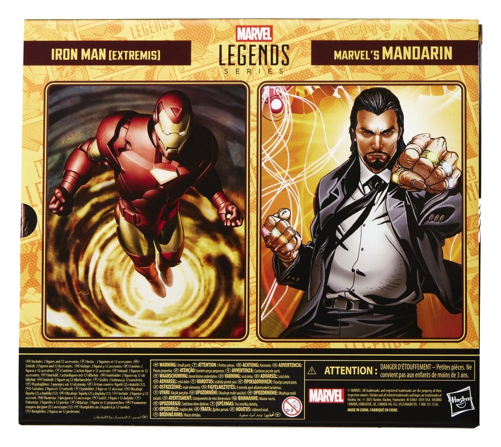 Marvel Legends Actionfiguren 2er-Pack Iron Man (Extremis) & Marvel's Mandarin 15 cm Image 6