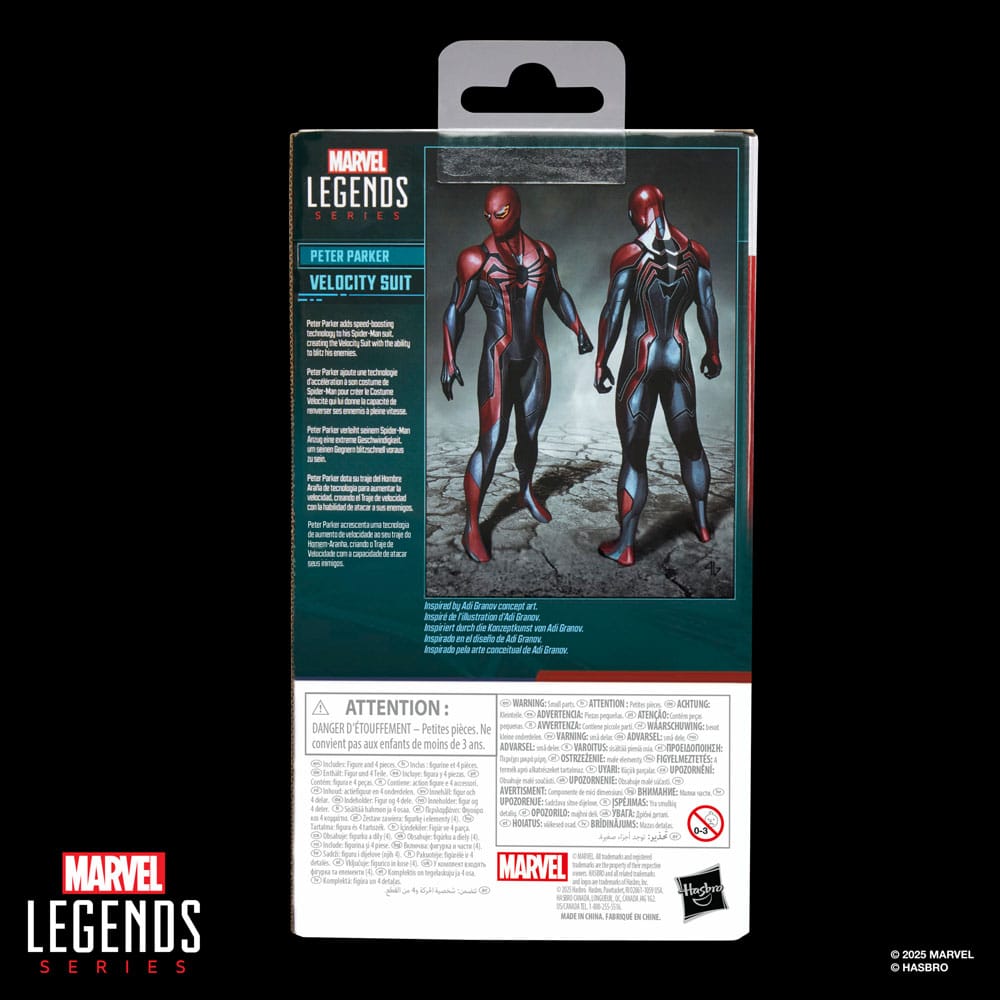 Spider-Man Marvel Legends Gamerverse Actionfigur Peter Parker Velocity Suit 15 cm Image 4