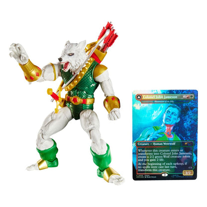 Marvel Legends Magic: The Gathering Actionfigur Man-Wolf (plus exklusive Foil-Karte) 15 cm Image 1