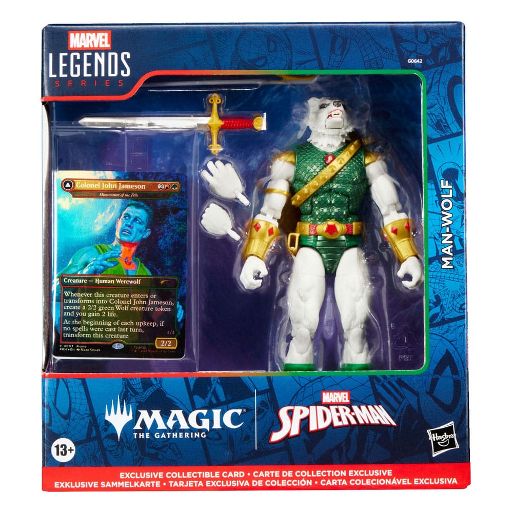 Marvel Legends Magic: The Gathering Actionfigur Man-Wolf (plus exklusive Foil-Karte) 15 cm Image 2