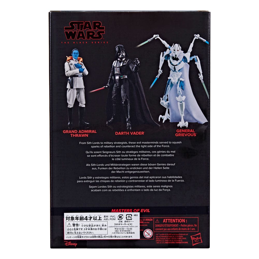 Star Wars Black Series Actionfiguren 3er-Pack Masters of Evil 15 cm Image 20