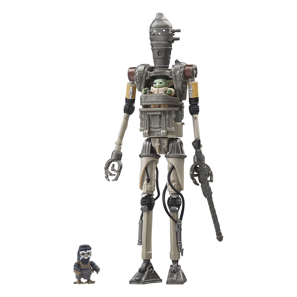 Star Wars: The Mandalorian Vintage Collection Actionfiguren 3er-Pack IG-12, Grogu & Anzellan 10 cm Image 6