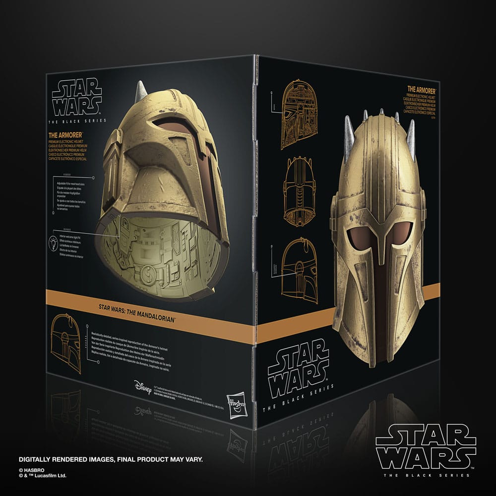 Star Wars: The Mandalorian Black Series Elektronischer Helm The Armorer Image 6