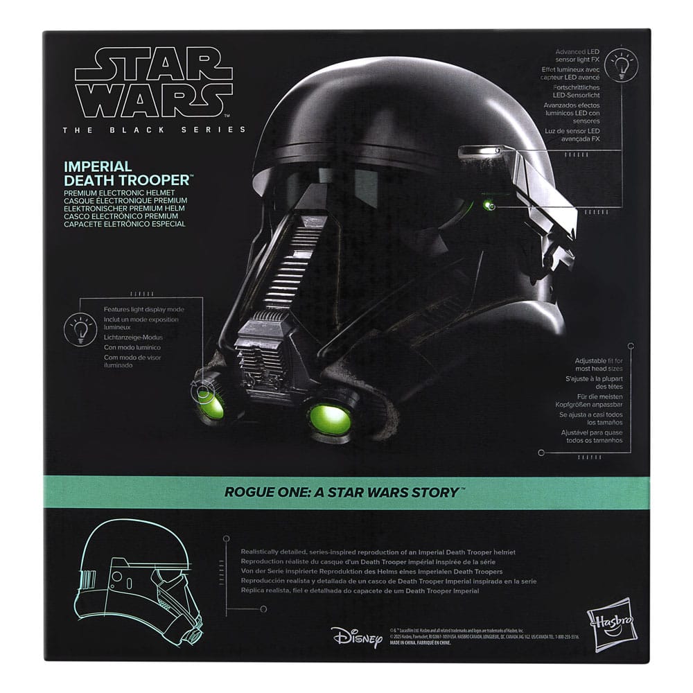 Star Wars: Rogue One Black Series Elektronischer Helm Imperial Death Trooper Image 9