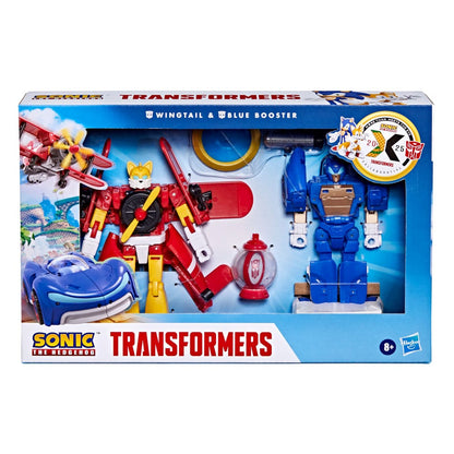 Sonic the Hedgehog x Transformers Actionfiguren 2er-Pack Wingtail & Blue Booster 13 cm Image 5