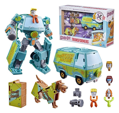 Transformers x Scooby-Doo Actionfiguren 2er-Pack Mysterious Prime & Automutt 15 cm Image 3