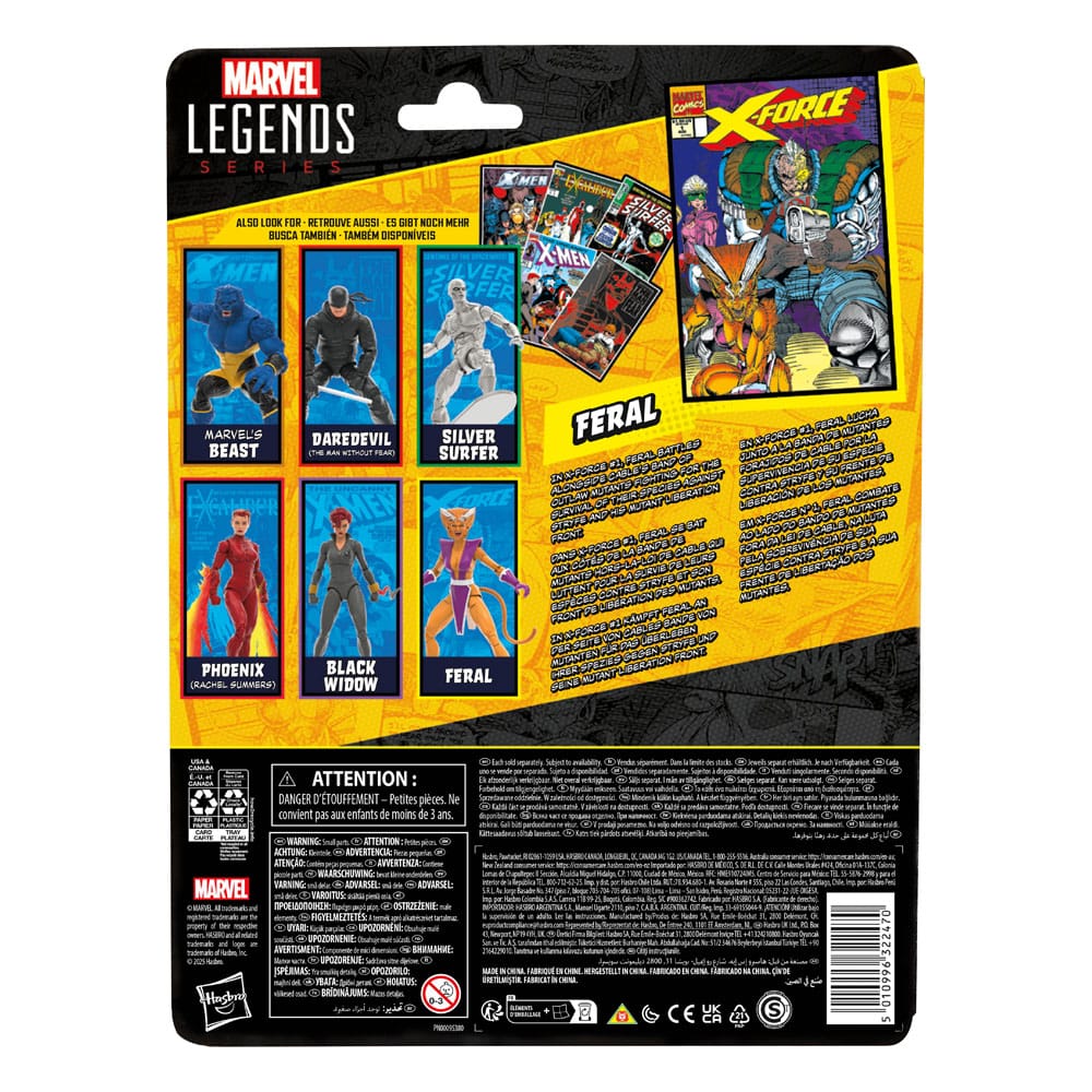 X-Force Marvel Legends Actionfigur Feral 15 cm Image 2