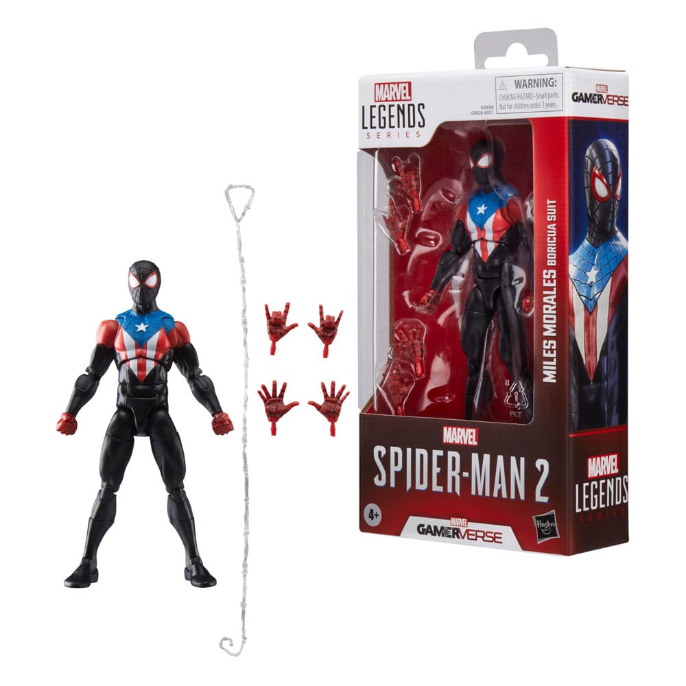Spider-Man 2 Marvel Legends Gamerverse Actionfigur Miles Morales (Boricua Suit) 15 cm Image 3