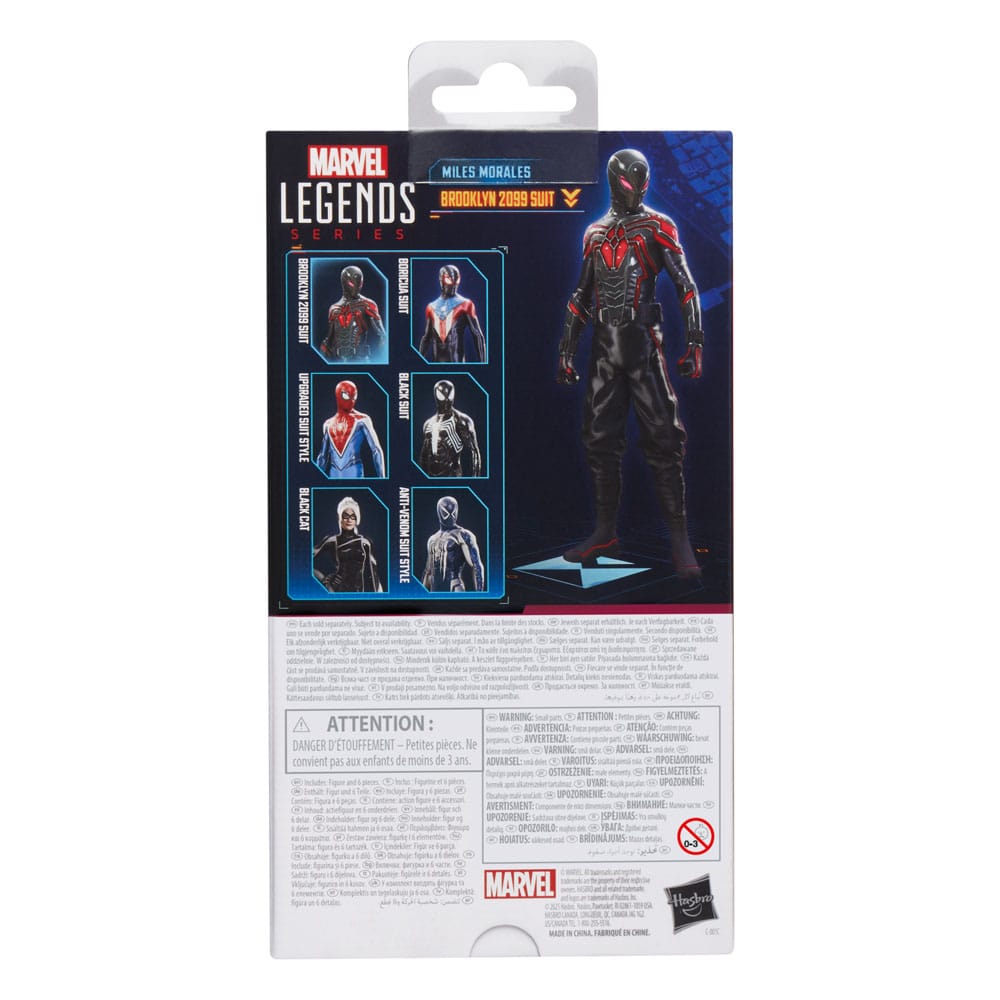 Spider-Man 2 Marvel Legends Gamerverse Actionfigur Miles Morales (Brooklyn 2099 Suit) 15 cm Image 2