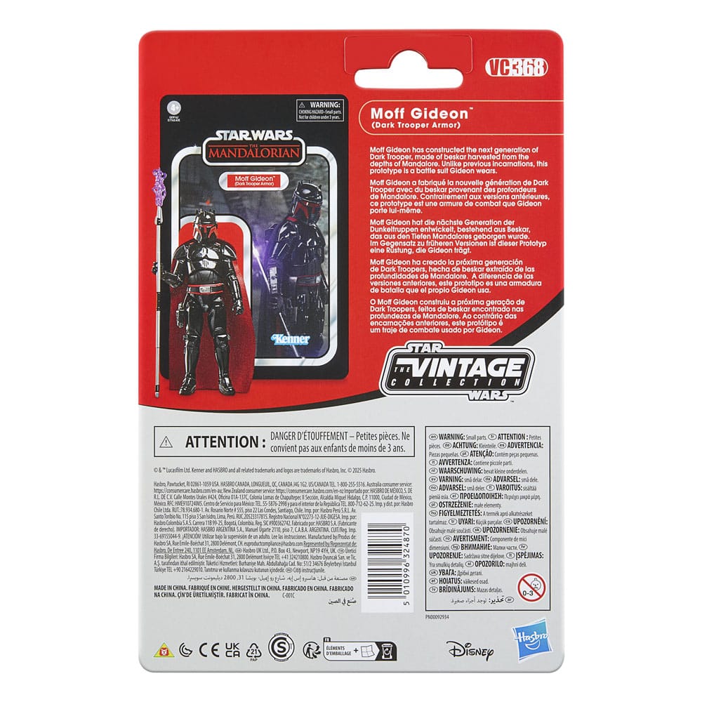 Star Wars: The Mandalorian Vintage Collection Actionfigur Moff Gideon (Dark Trooper Armor) 10 cm Image 4