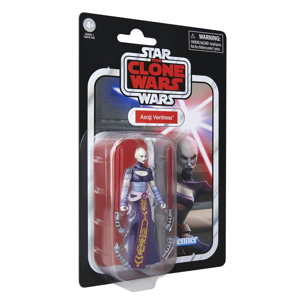 Star Wars: The Clone Wars Vintage Collection Actionfigur Asajj Ventress 10 cm Image 4