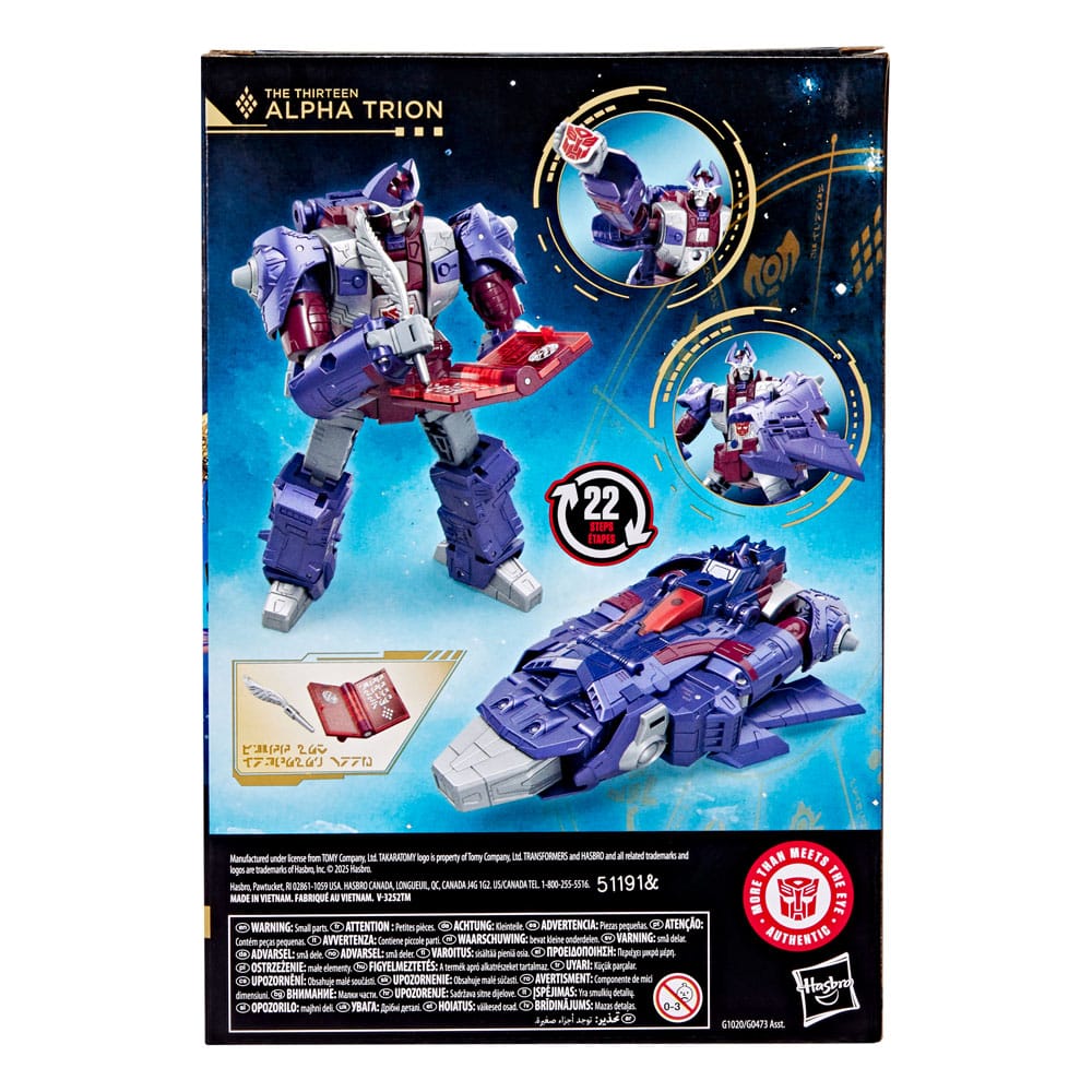 Transformers Age of the Primes Voyager Class Actionfigur The Thirteen: Alpha Trion 18 cm Image 9