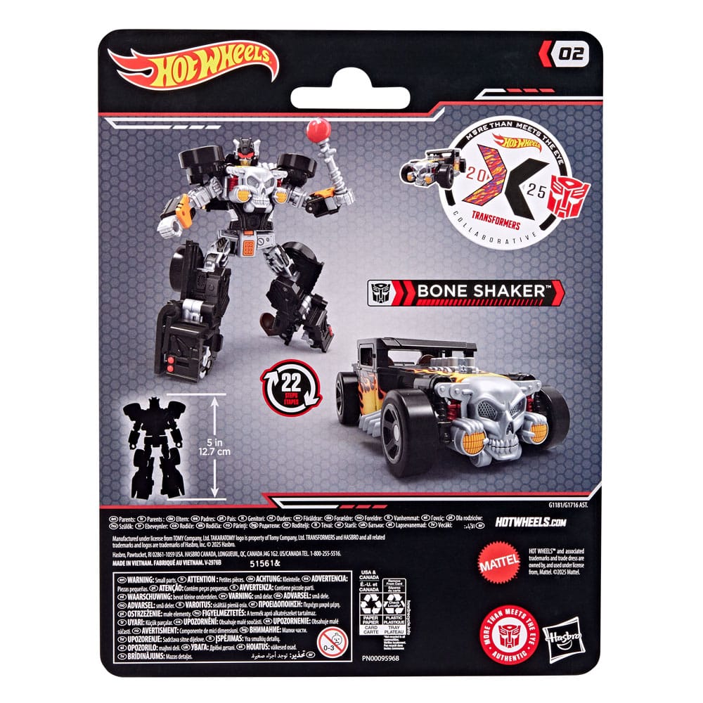Hot Wheels x Transformers Actionfigur Bone Shaker 12 cm Image 12