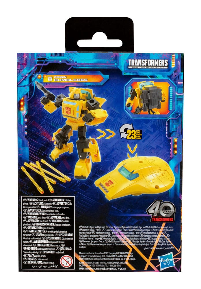 Transformers Generations Legacy United Deluxe Class Actionfigur Origin Bumblebee 14 cm Image 12