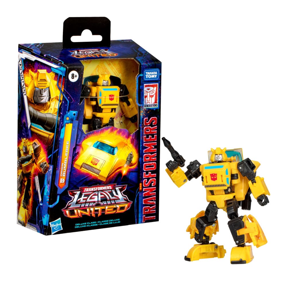 Transformers Generations Legacy United Deluxe Class Actionfigur Origin Bumblebee 14 cm Image 13