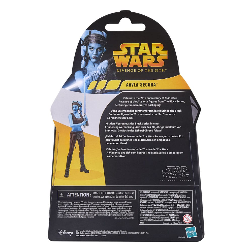 Star Wars Episode III Black Series Actionfigur 20th Anniversary Aayla Secura 15 cm Image 3