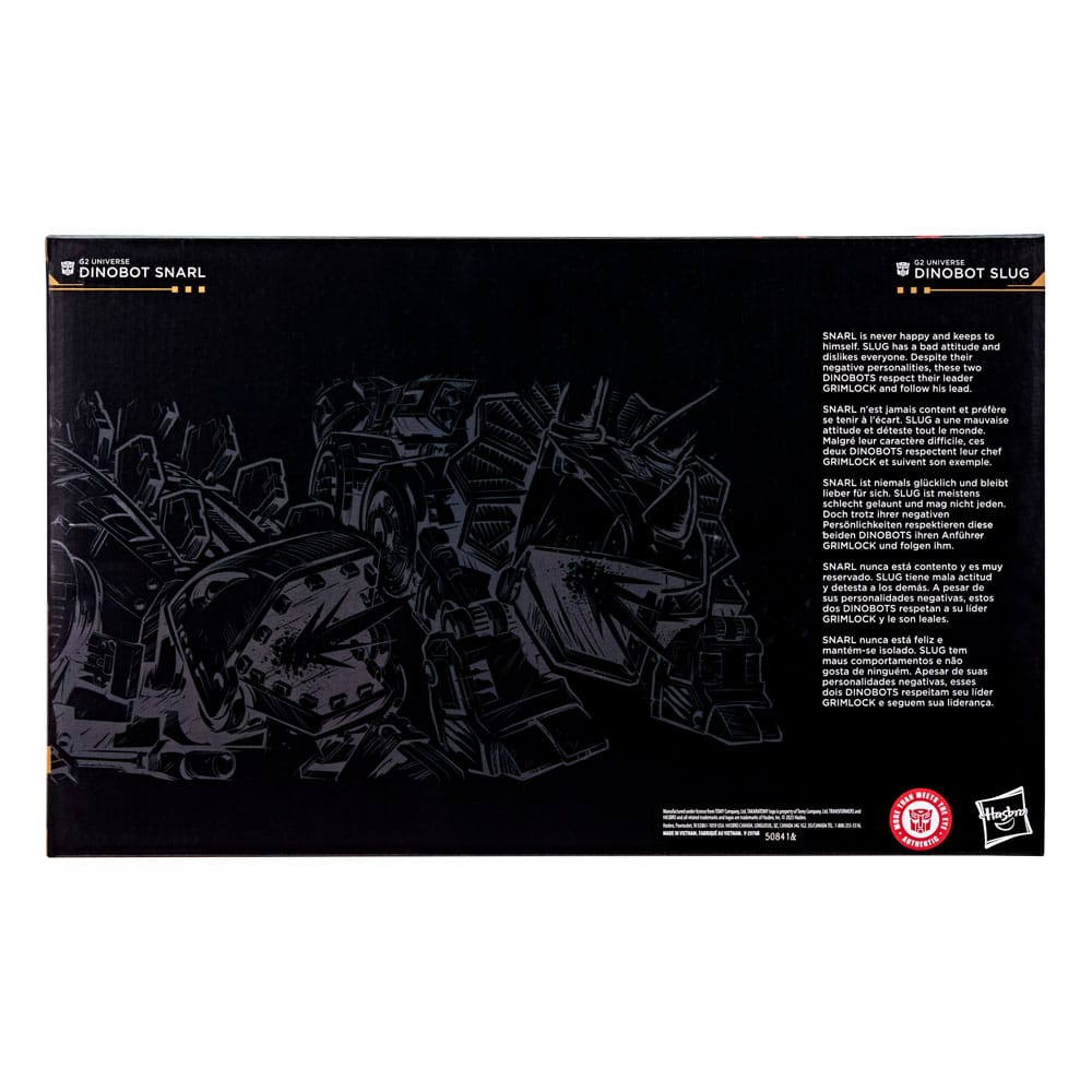 Transformers Age of the Primes Leader Class Actionfiguren 2er-Pack G2 Universe Dinobots Snarl & Slug 19 cm Image 2