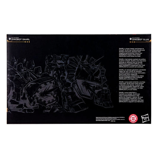 Transformers Age of the Primes Leader Class Actionfiguren 2er-Pack G2 Universe Dinobots Snarl & Slug 19 cm Image 2