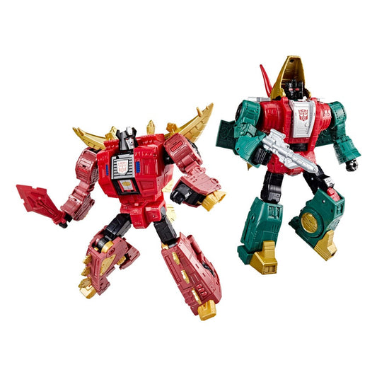 Transformers Age of the Primes Leader Class Actionfiguren 2er-Pack G2 Universe Dinobots Snarl & Slug 19 cm Image 1