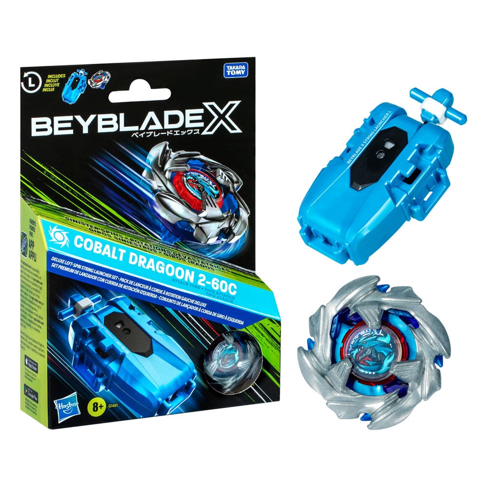 Beyblade X Cobalt Dragoon 2-60C Schnur-Starter Set Image 3