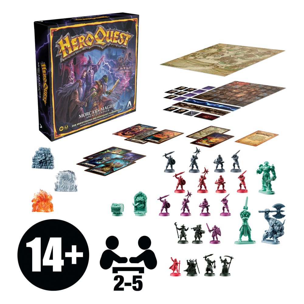 HeroQuest Brettspiel-Erweiterung Morcars Magier Abenteuerpack *Deutsche Version* Image 4