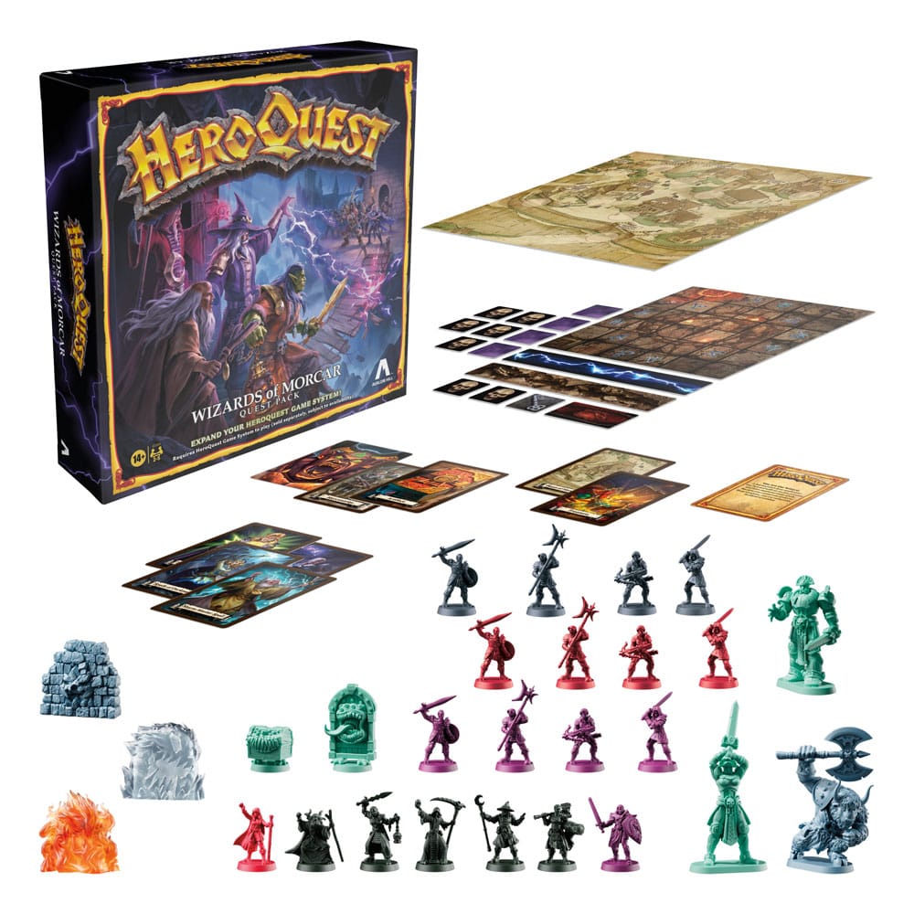 HeroQuest Brettspiel-Erweiterung Wizards of Morcar Abenteuerpack *Englische Version* Image 3