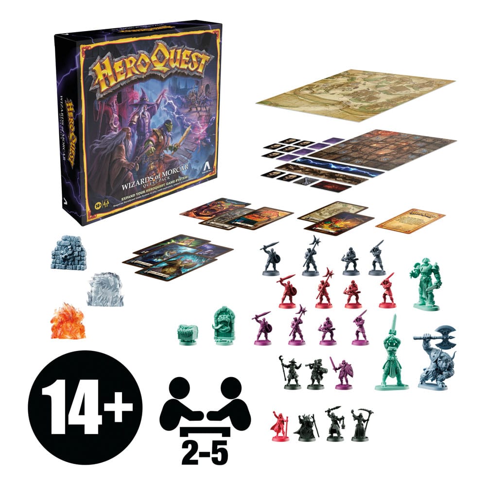 HeroQuest Brettspiel-Erweiterung Wizards of Morcar Abenteuerpack *Englische Version* Image 4