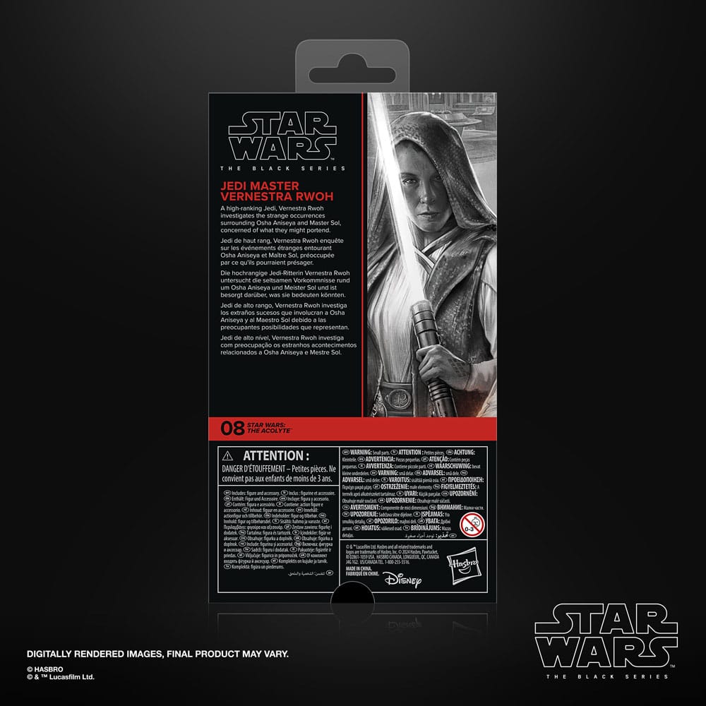Star Wars: The Acolyte Black Series Actionfigur Jedi Master Vernestra Rwoh 15 cm Image 3