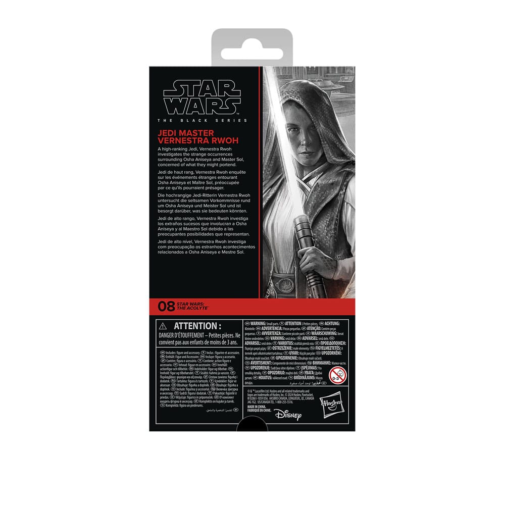 Star Wars: The Acolyte Black Series Actionfigur Jedi Master Vernestra Rwoh 15 cm Image 4