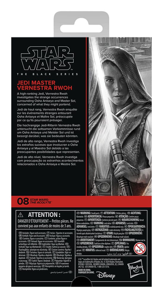 Star Wars: The Acolyte Black Series Actionfigur Jedi Master Vernestra Rwoh 15 cm Image 5