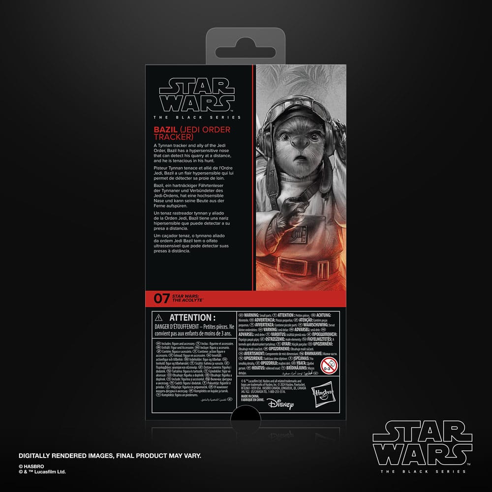 Star Wars: The Acolyte Black Series Actionfigur Bazil (Jedi Order Tracker) 10 cm Image 3