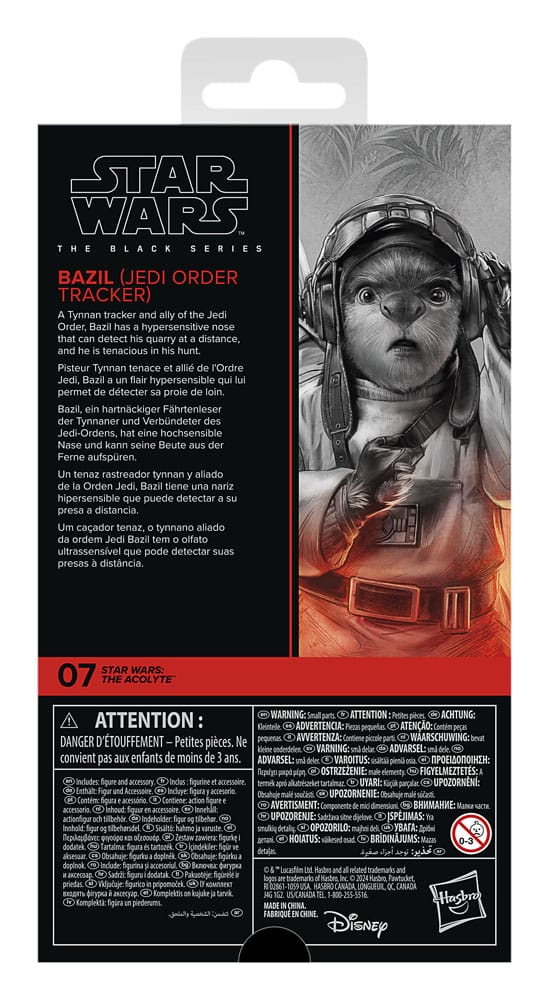 Star Wars: The Acolyte Black Series Actionfigur Bazil (Jedi Order Tracker) 10 cm Image 4