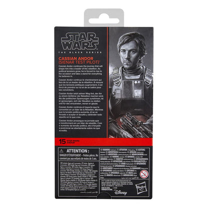 Star Wars: Andor Black Series Actionfigur Cassian Andor (Sienar Test Pilot) 15 cm Image 3